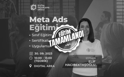 Teorik Facebook-Instagram Reklamcılığı Eğitimi – Eylül 2023